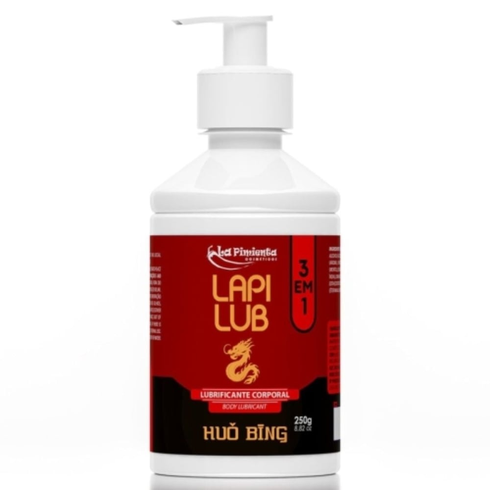 Lapi Lub Lubrificante Corporal 3 Em 1 Huo Bing 250g La Pimienta