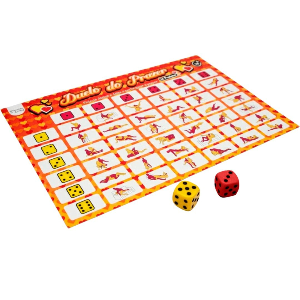 Jogo Erótico Duelo Do Prazer 36 Posições Diversão Ao Cubo