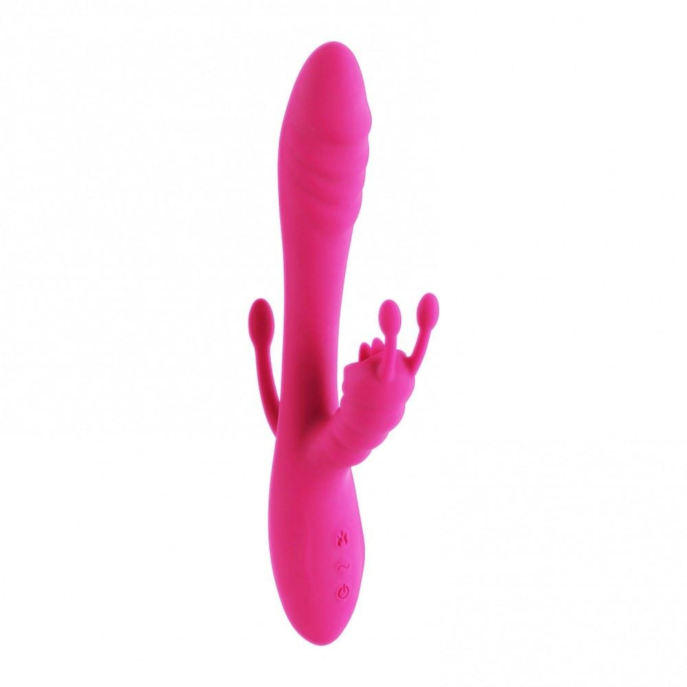 Vibrador Tripla Estimulação 12 Vibrações Com Aquecimento Eros Vibe Toys