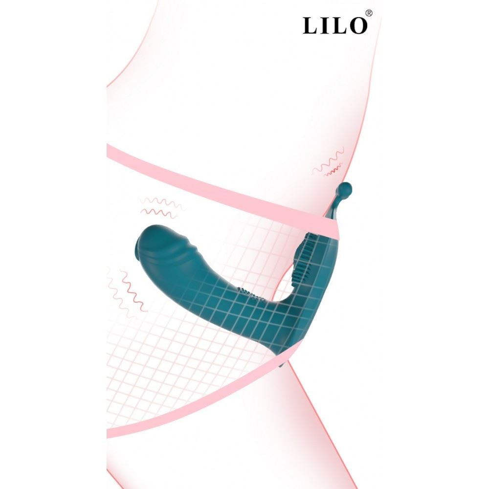 Vibrador De Calcinha Fluffly Com Controle 10 Modos De Vibração Lilo