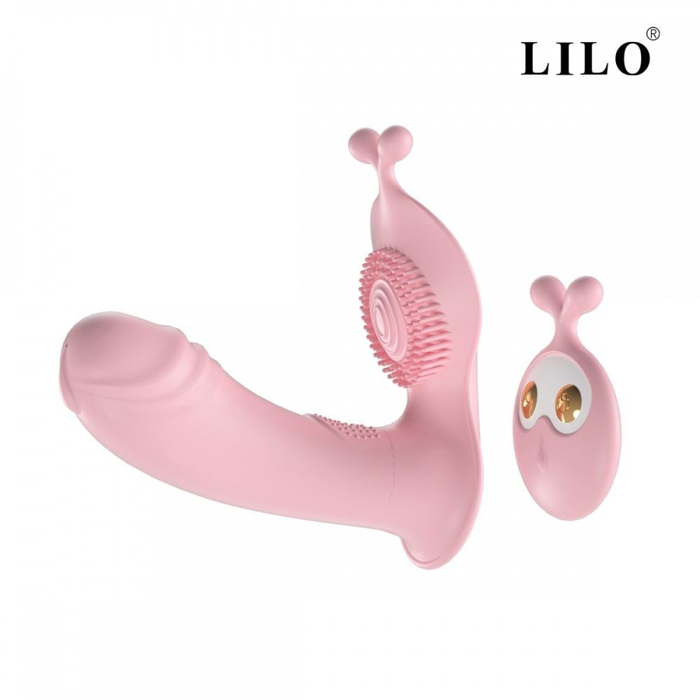 Vibrador De Calcinha Fluffly Com Controle 10 Modos De Vibração Lilo