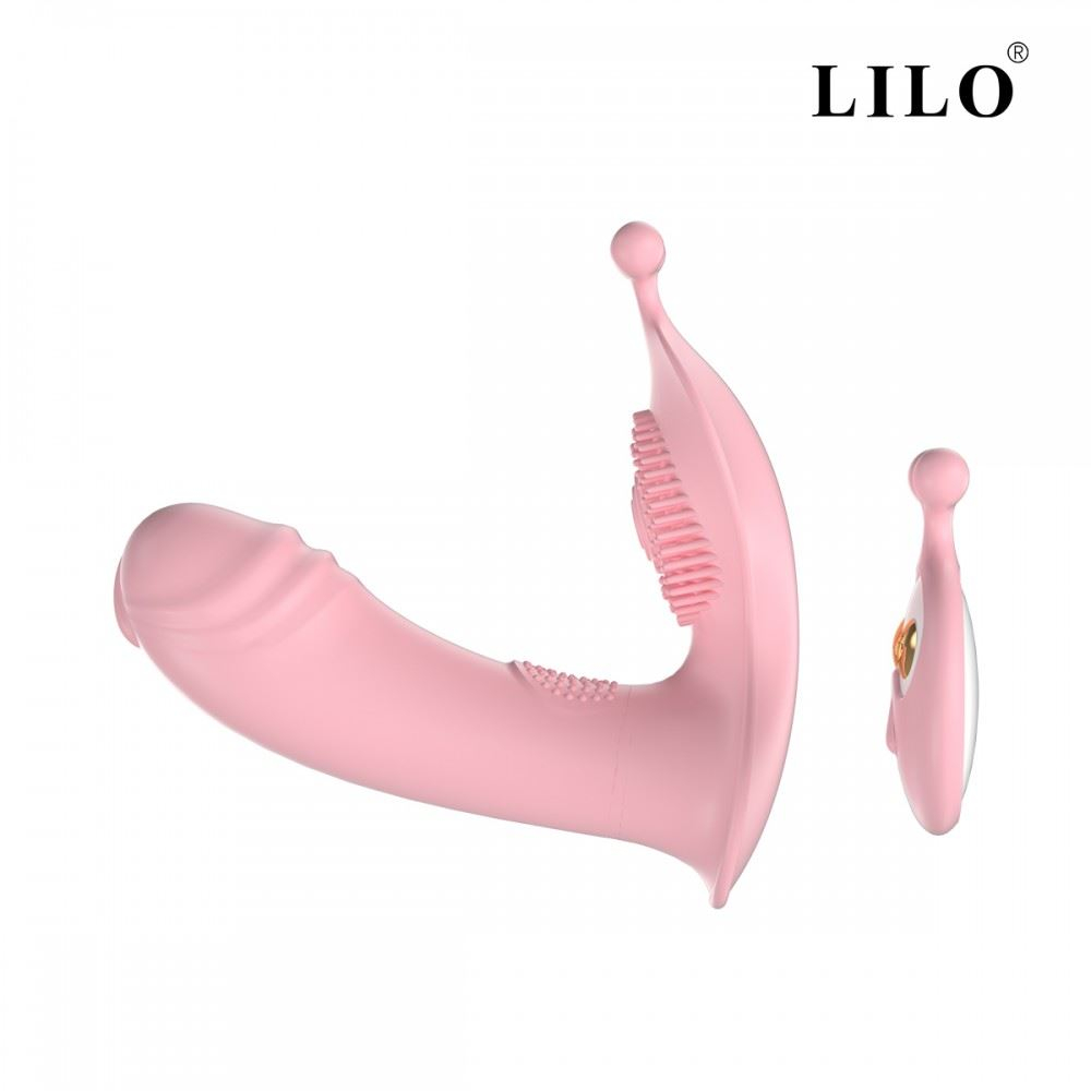 Vibrador De Calcinha Fluffly Com Controle 10 Modos De Vibração Lilo