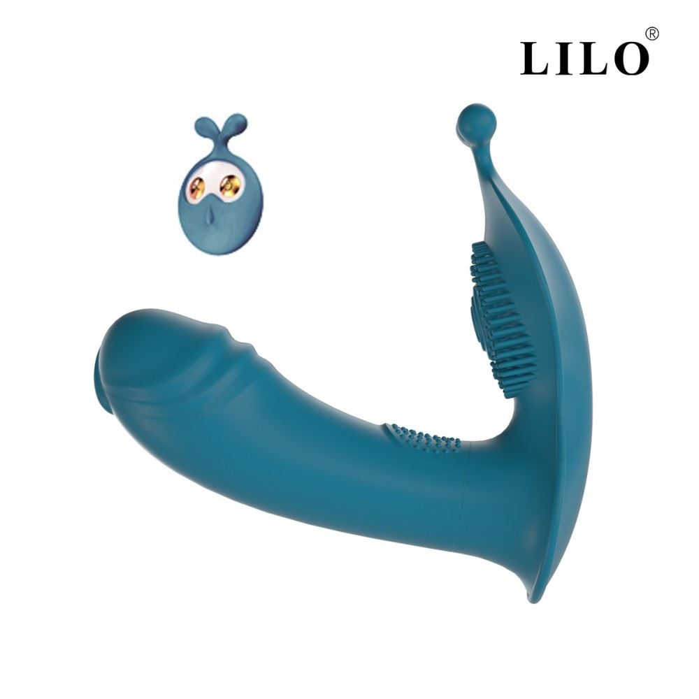 Vibrador De Calcinha Fluffly Com Controle 10 Modos De Vibração Lilo