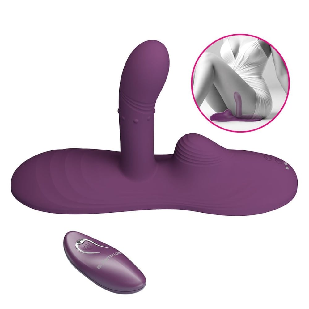 Luka Vibrador De Silicone Com Aquecimento E Controle Remoto Pretty Love