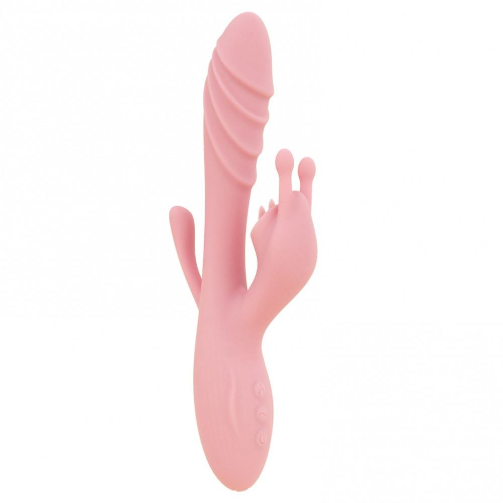 Vibrador Tripla Estimulação 12 Vibrações Com Aquecimento Snail Vibe Toys