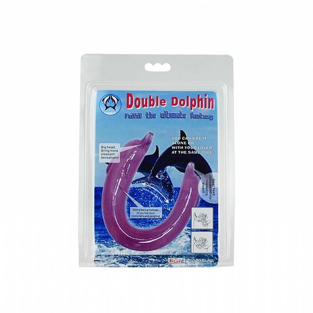 Prótese Golfinho Em Jelly Flexível Double Dolphin