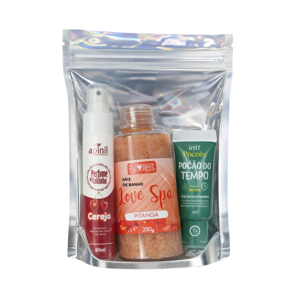 Kit Noite Feliz Com 3 Itens Litoral Moda íntima