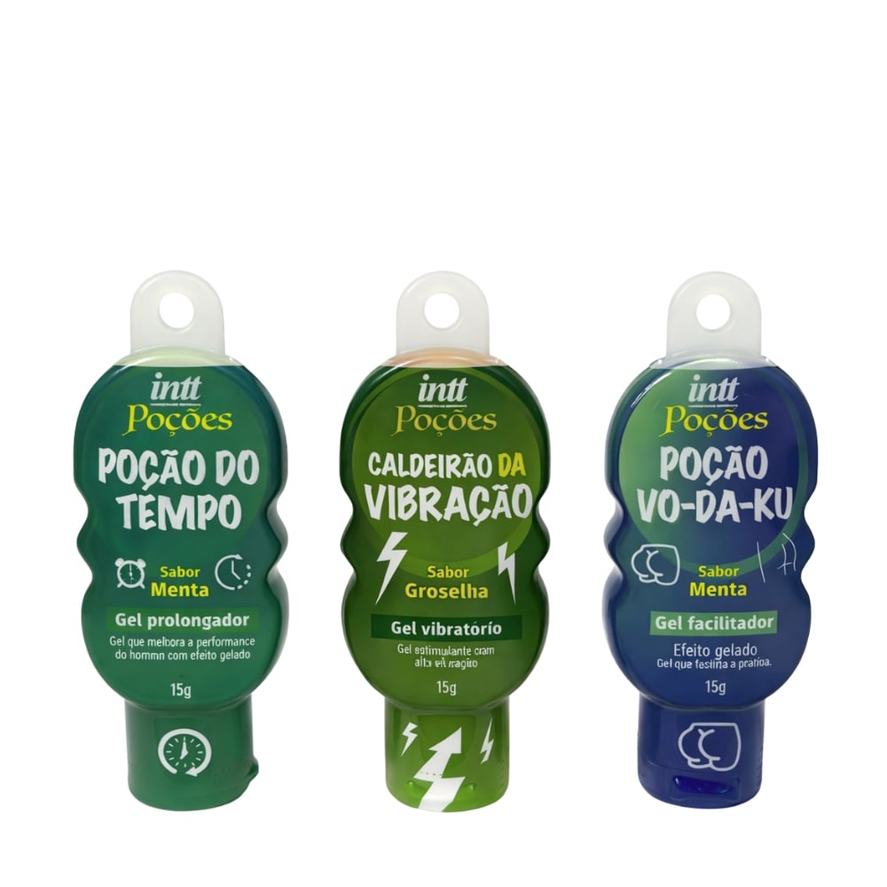 Kit Poções Para O Prazer Com 3 Itens Litoral Moda íntima