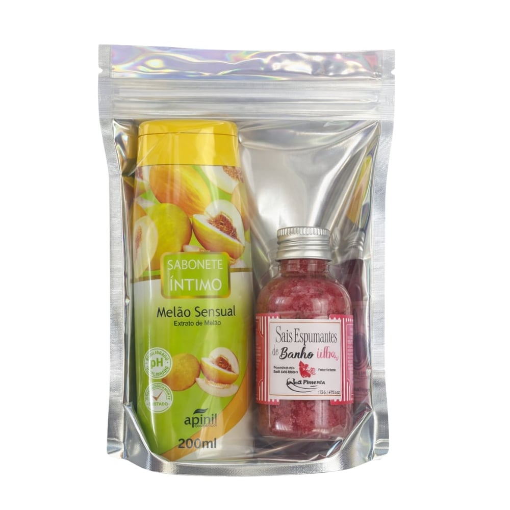 Kit Banho Sensual Com 2 Itens Litoral Moda íntima