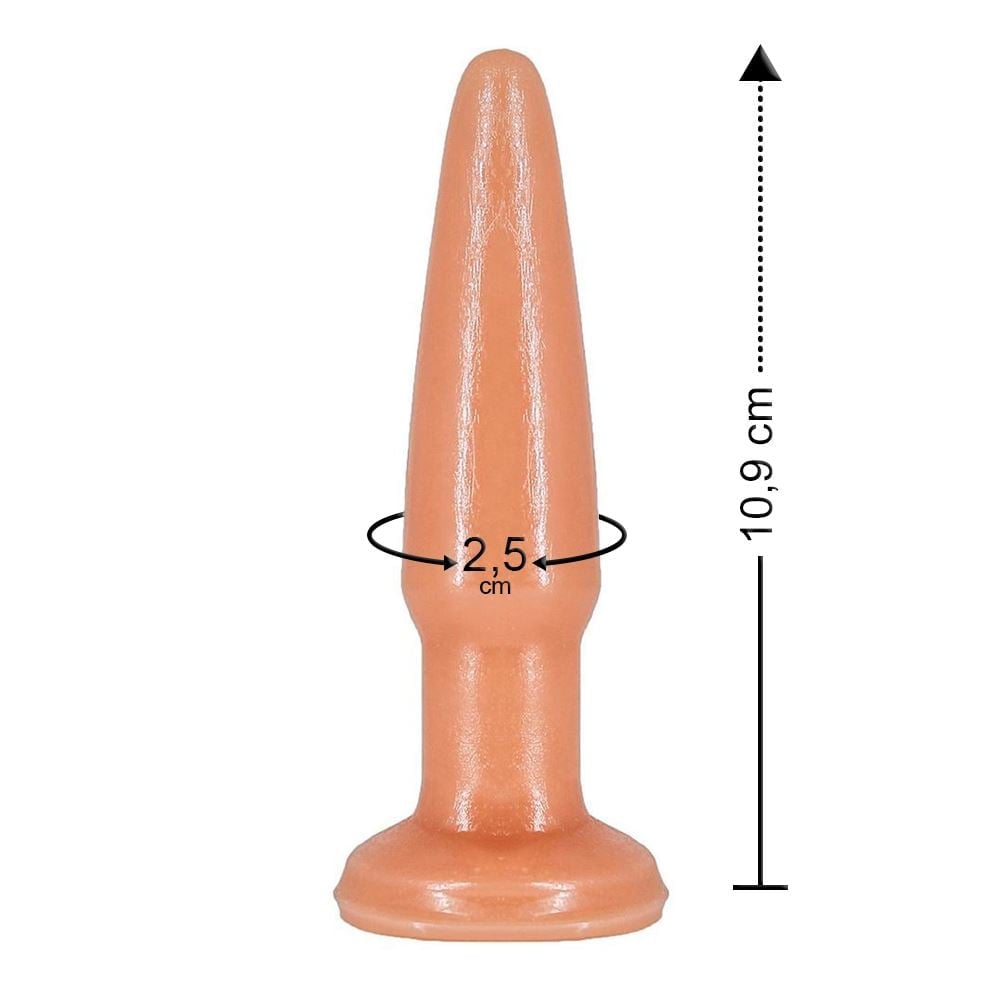 Plug Anal Maciço 10,9 X 2,5cm Prazer & Cia