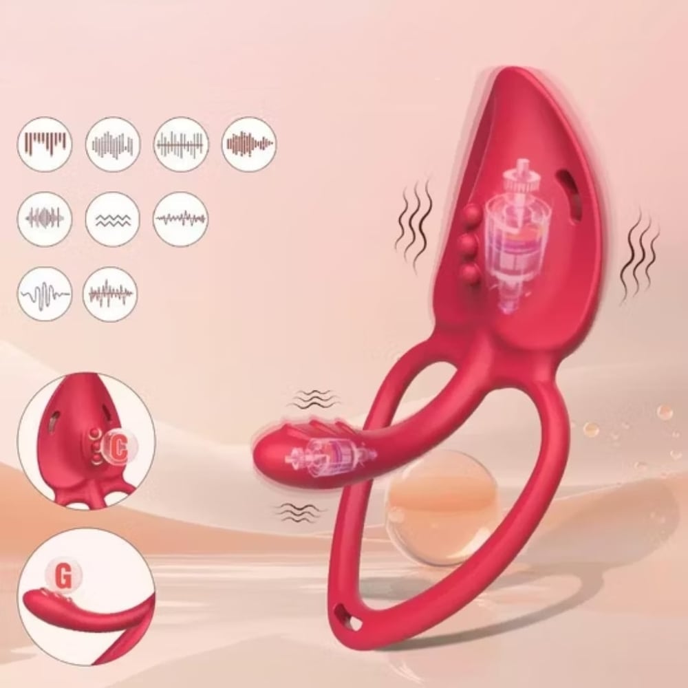 Vibrador De Calcinha Com Estimulador Via Aplicativo Vibe Toys