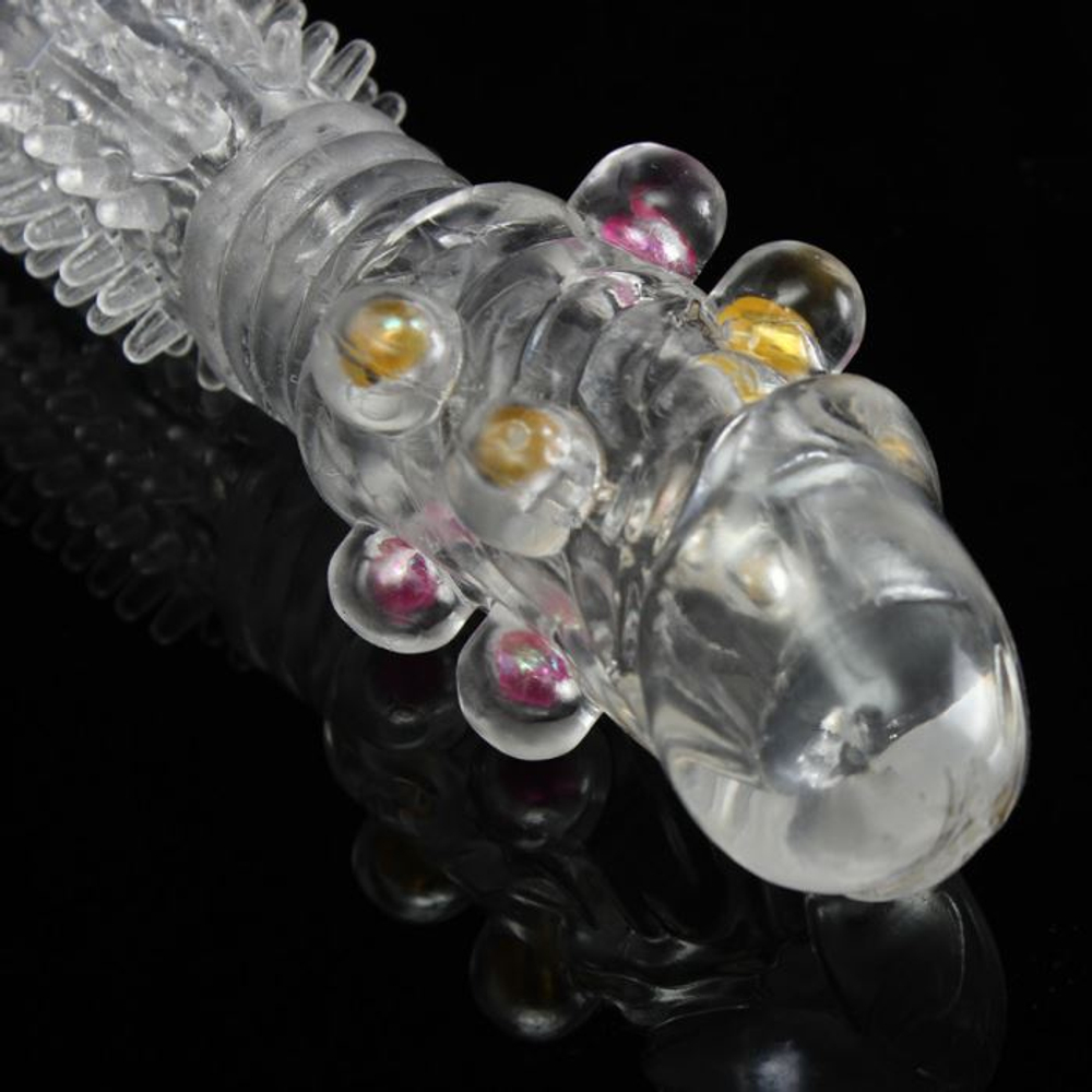 Capa Peniana Sets Crystal Com Pérolas Massageadoras Vibe Toys