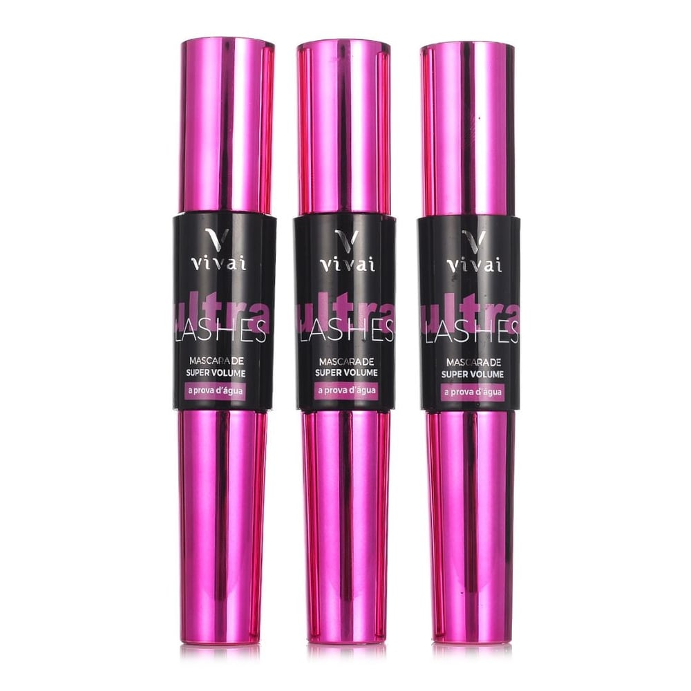 Ultra Lashes Máscara Para Cílios Super Volume Vivai