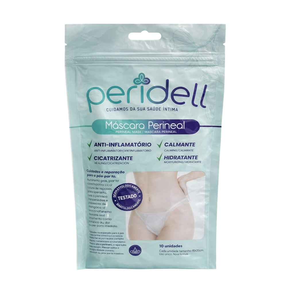 Máscara Perineal 10 Unidades Peridell By Hot Flowers