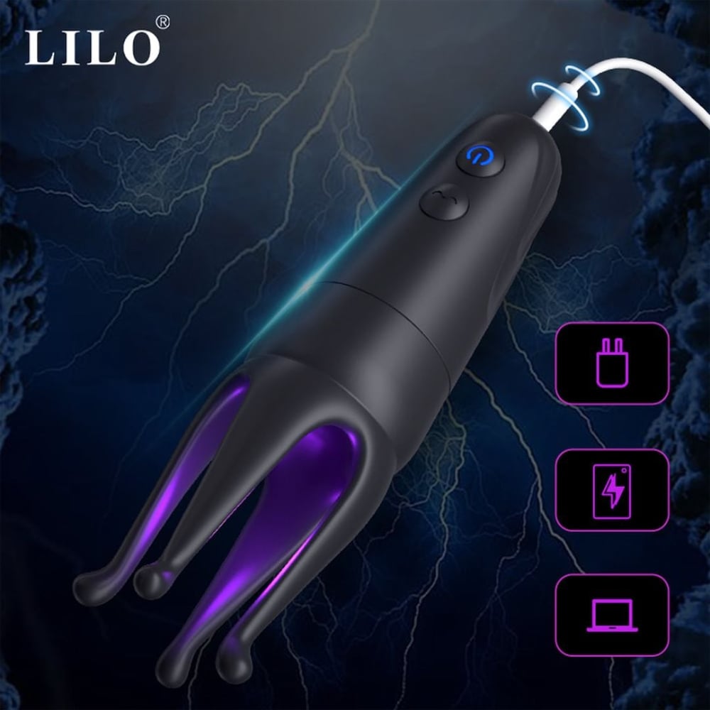 Vibrador Octopus 2 Em 1 Com 10 Modos De Vibração Lilo