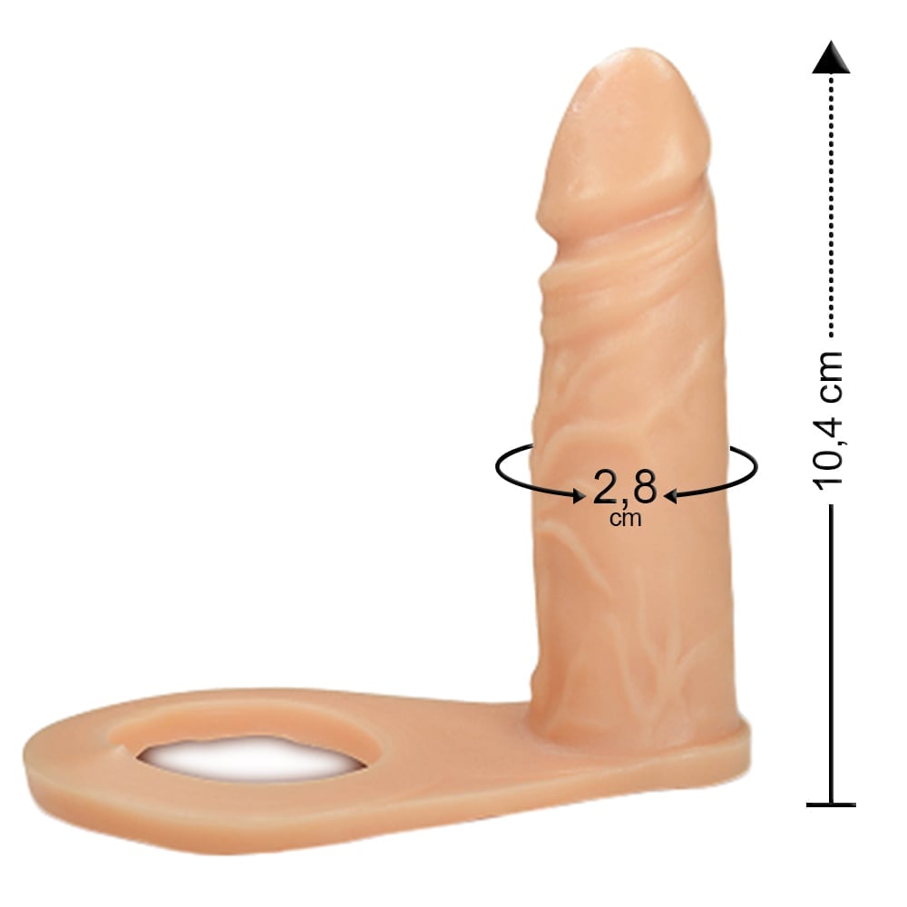 Anel Companheiro 10,4 X 2,8cm Linha Pura Luxúria Sexy Fantasy