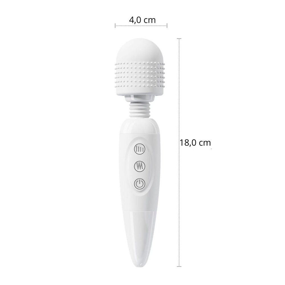 Massageador Varinha Mágica 10 Modos De Vibração E 8 Intensidades Vibe Toys