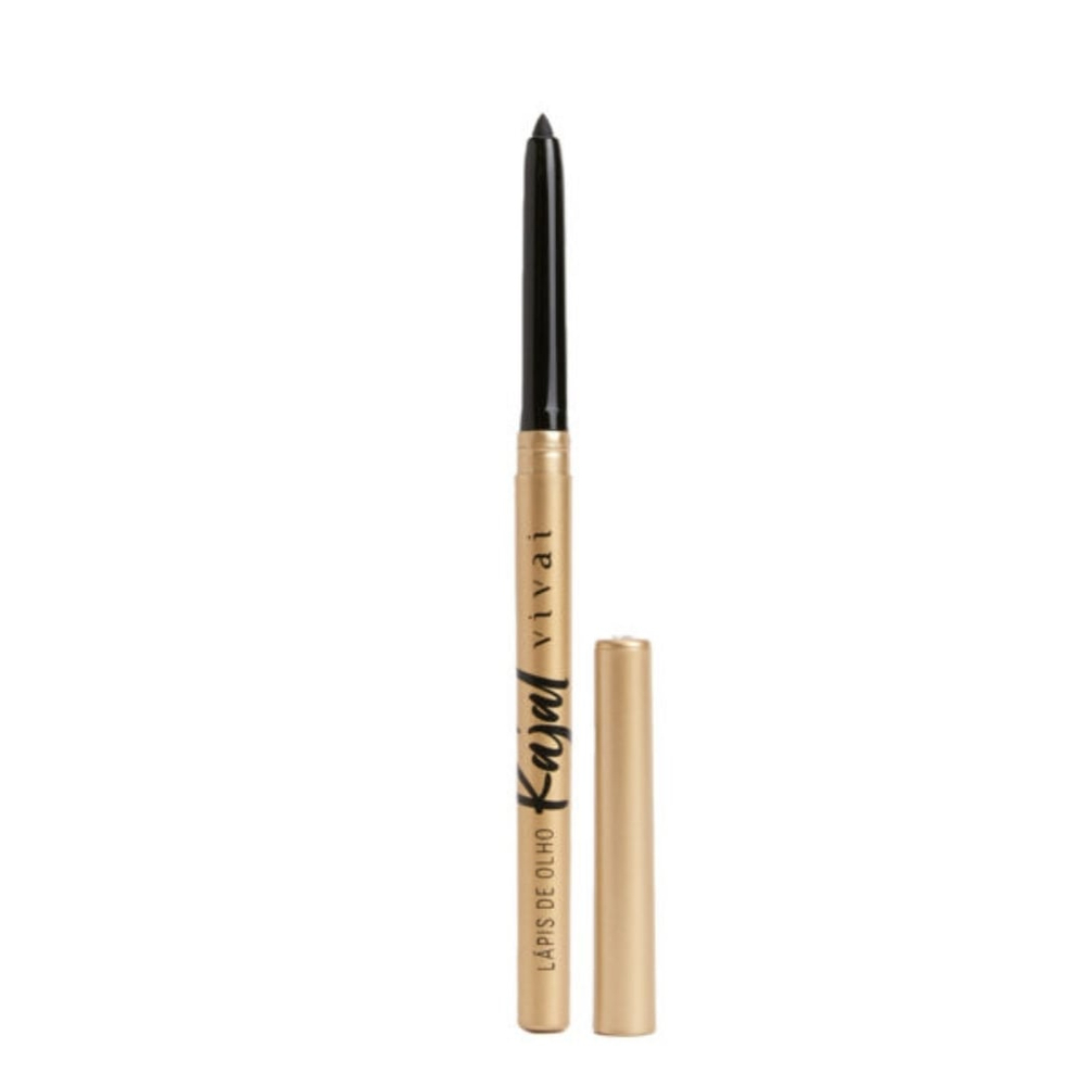 Kajal Lápis De Olho Retrátil Super Preto Vivai