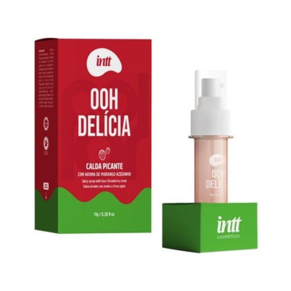 Ooh Delícia Calda Picante Beijável 11g Linha Collors Intt