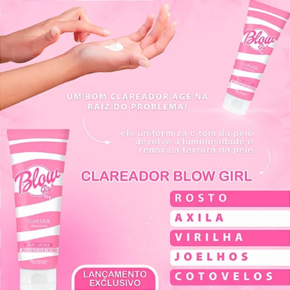 Blow Girl Creme Clareador 90g Hot Flowers