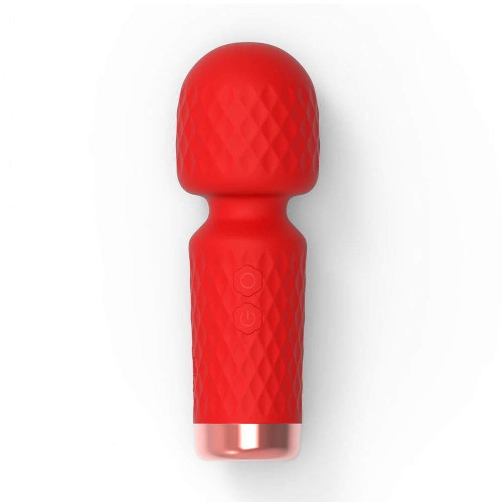 Massageador Varinha Mágica Hero Recarregável Com 10 Modos De Vibração