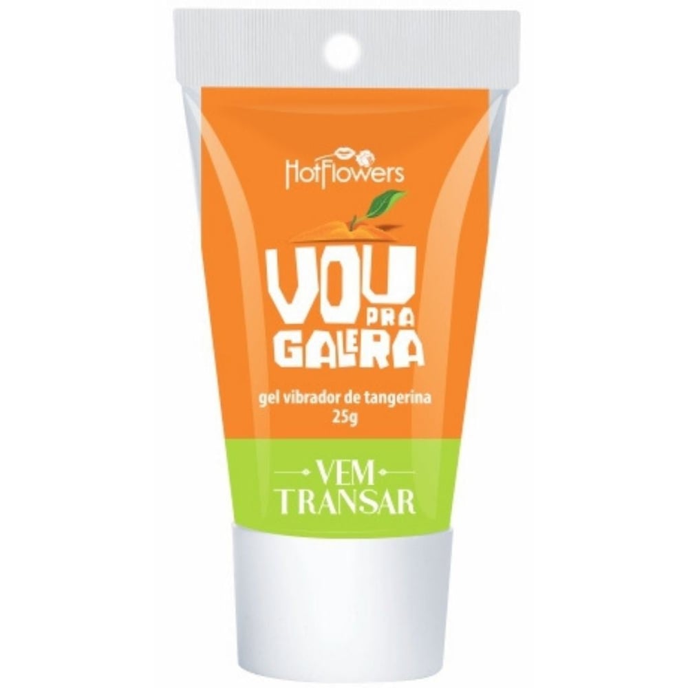 Vou Pra Galera Gel Eletrizante Vem Transar 25g Hot Flowers