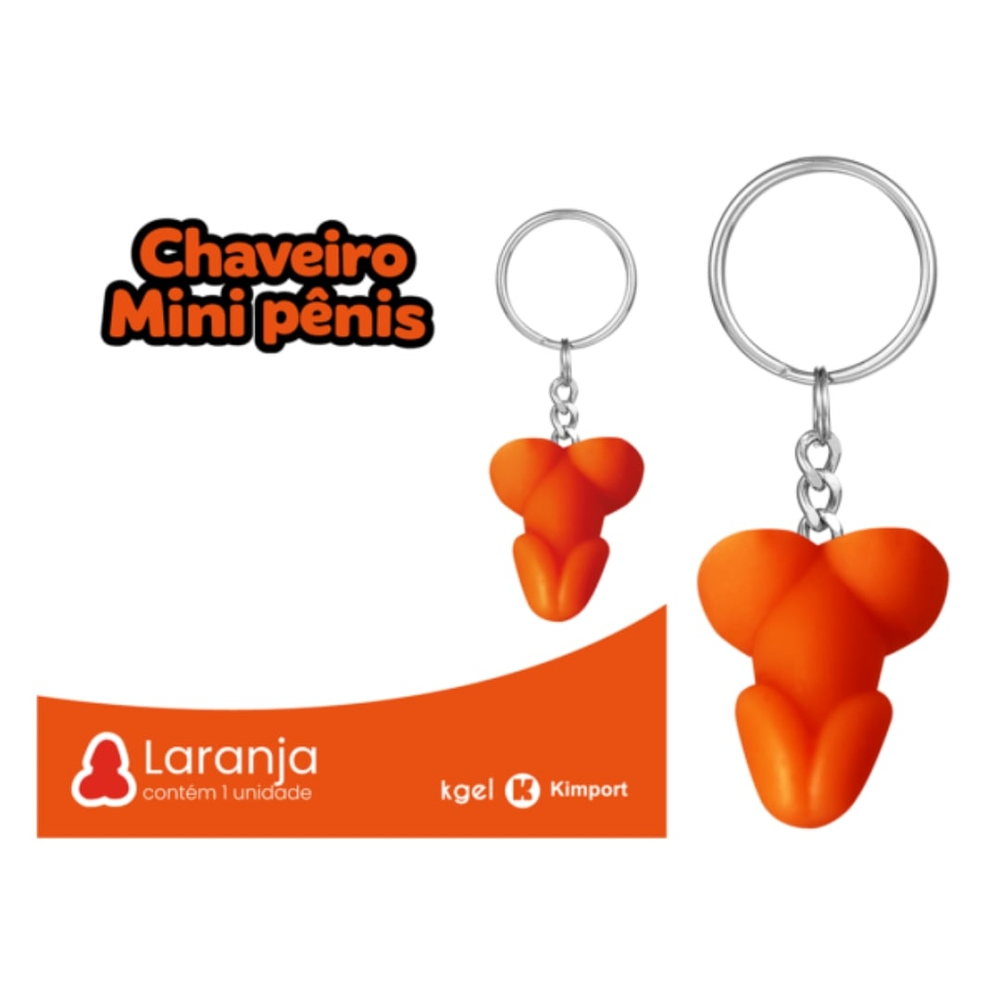 Chaveiro Em Formato De Mini Pênis Colors K Gel