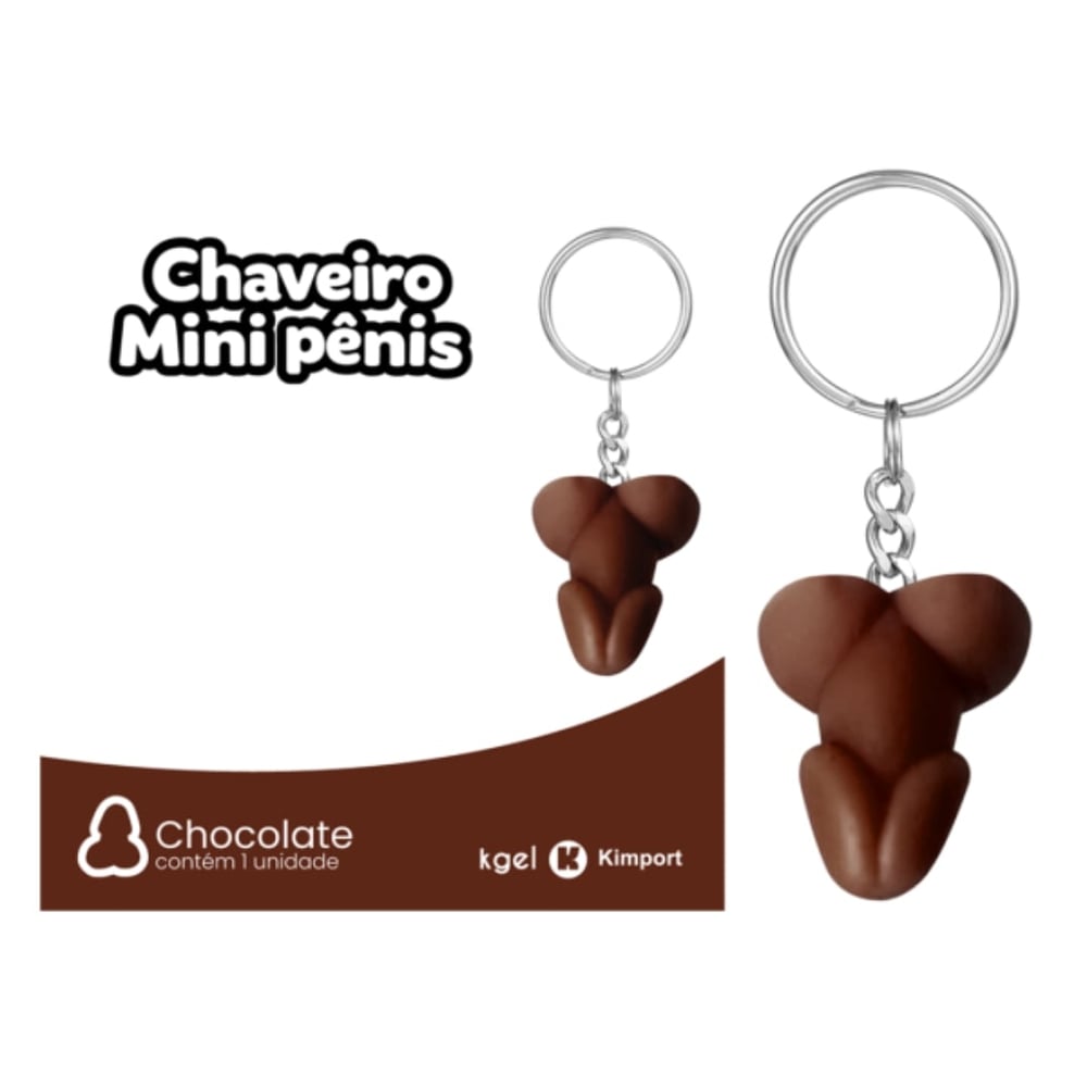 Chaveiro Em Formato De Mini Pênis Colors K Gel