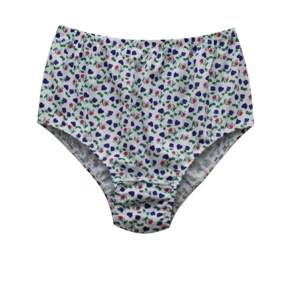 Calcinha Senhora Tradiconal Algodão Estampada Nassama