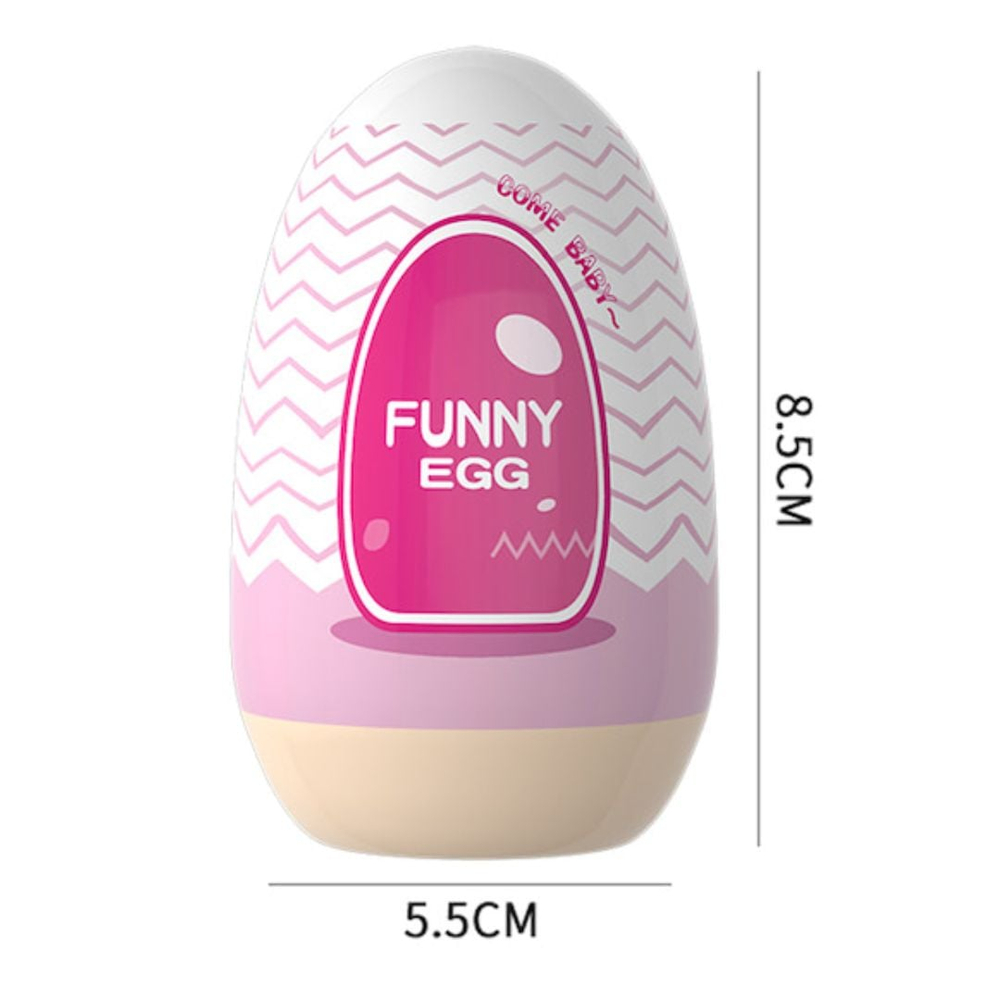 Masturbador Formato Vagina Funny Egg Pink Lilo