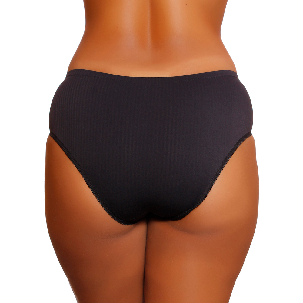 Calcinha Estilo Tanga Canelada Lutestil