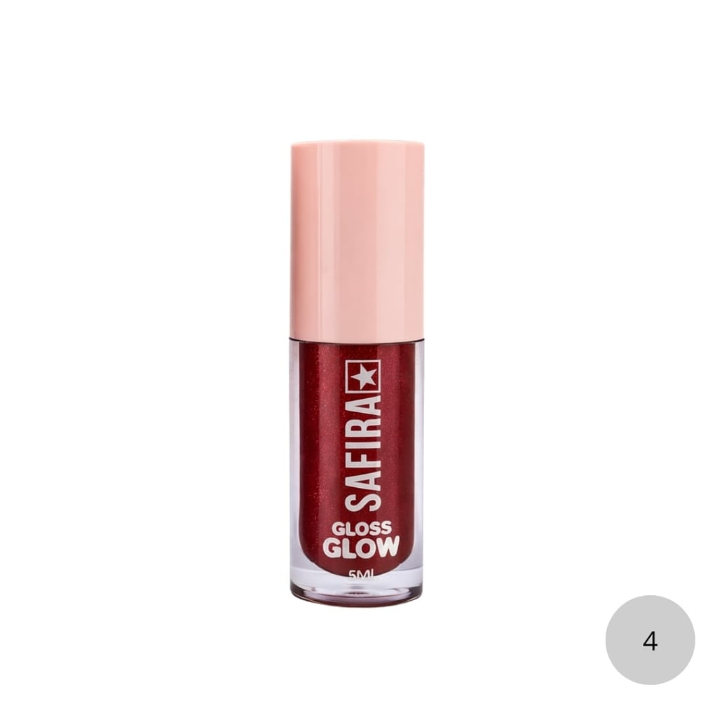 Gloss Labial Glow 5ml Safira Cosméticos
