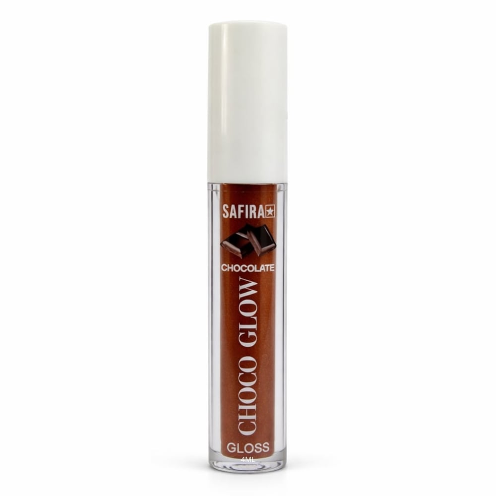 Gloss Labial Choco Glow Linha Sweet Safira Cosméticos