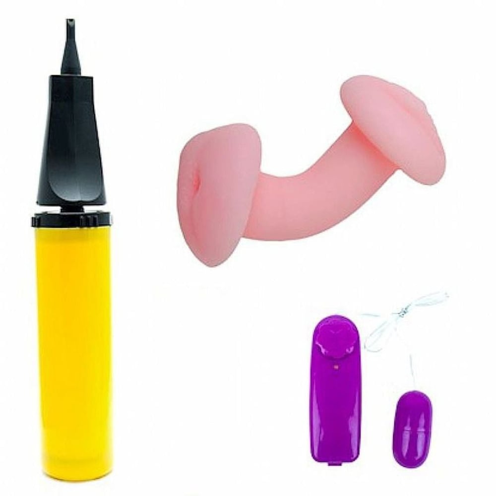 Boneca Inflável Loira Com Vagina E ânus Removíveis Em Cyberskin