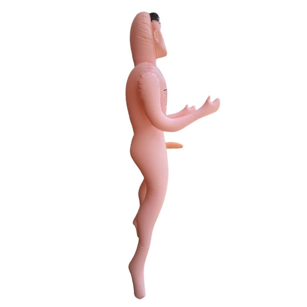 Boneco Inflável Com Pênis Realístico Em Cyberskin E ânus Penetrável