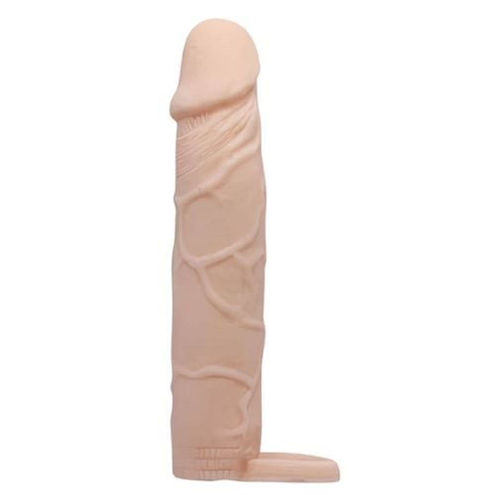 Capa Peniana Extensora Com Anel Para Escroto 17,5 X 3,6cm Pretty Love