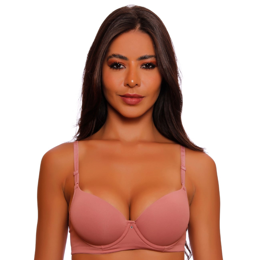 Sutiã Básico Base Bojo Soft Liso Nayane