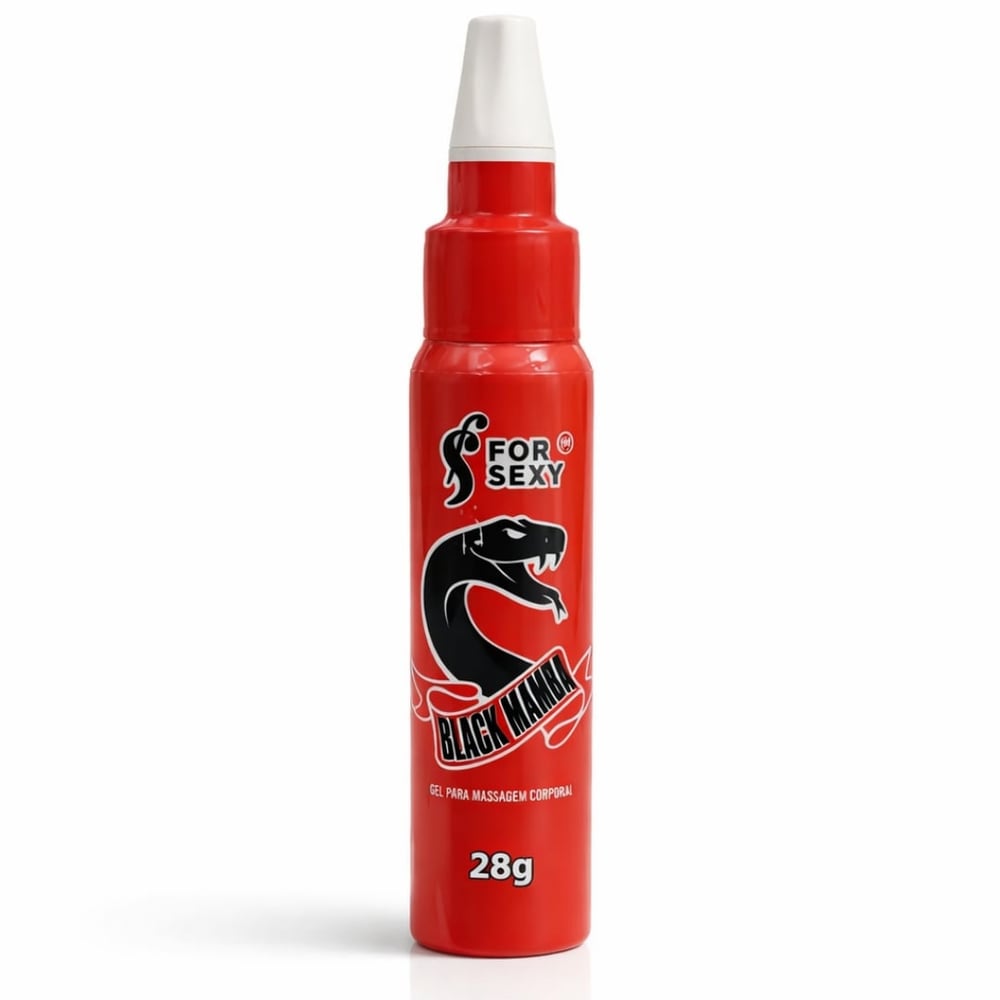 Black Mamba Gel Excitante Esquenta Esfria E Vibra 28g Forsexy