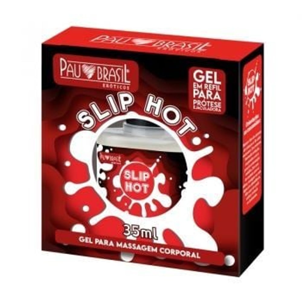 Slip Hot Gel Excitante Para Prótese Ejaculadora 35ml Pau Brasil