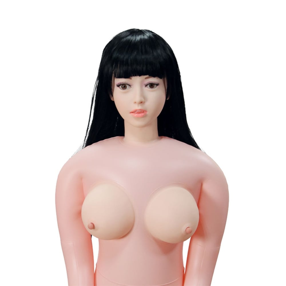 Boneca Inflável Niky Com Seios Fartos E Vibração Vibe Toys