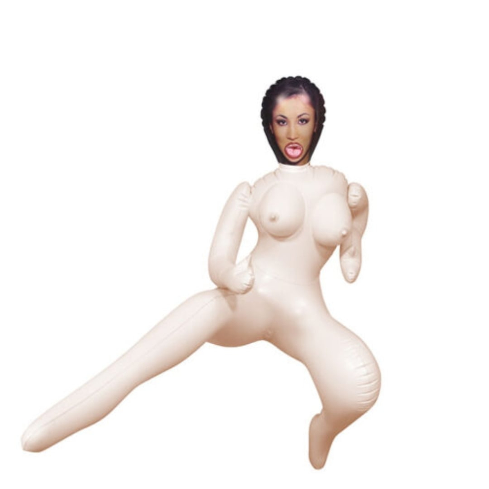 Boneca Inflável Verõnica Com Seios Fartos E Rosto 3d Vibe Toys