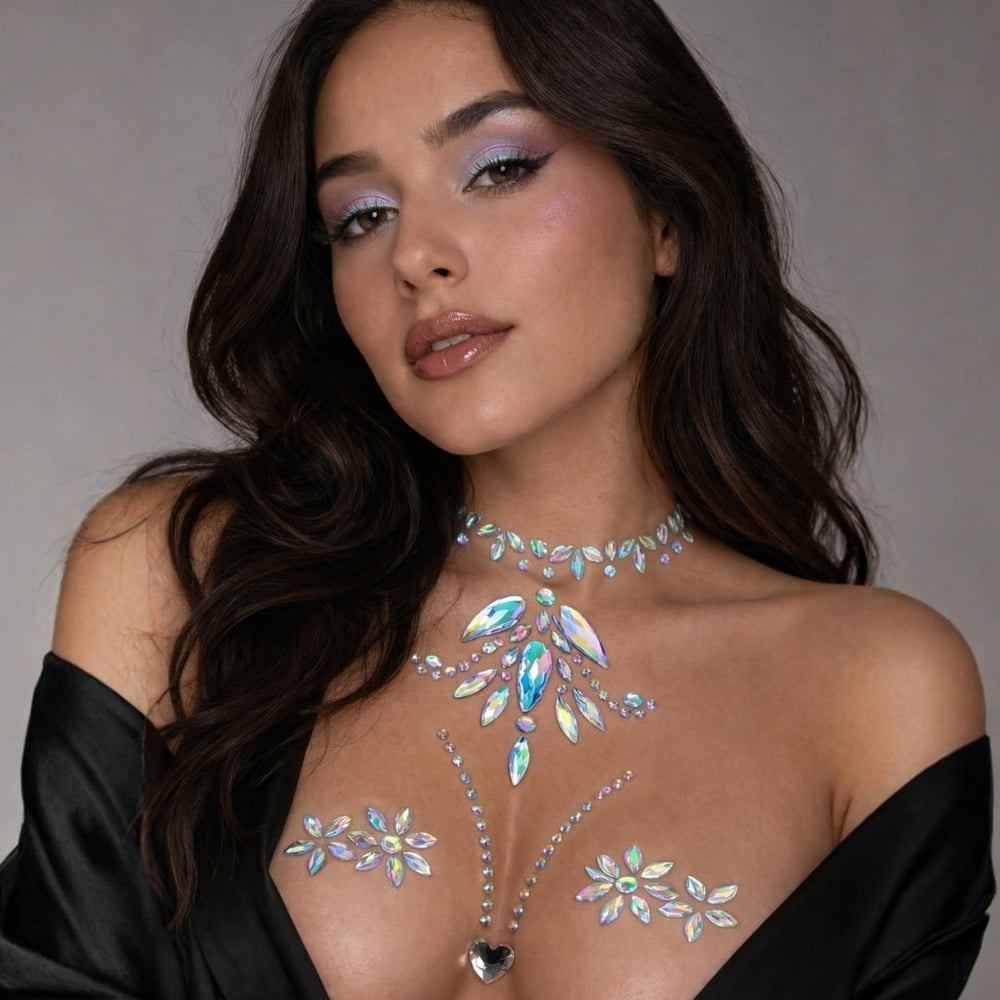 Gems Sticker Adesivo Brilhoso Para Seios Vibe Toys