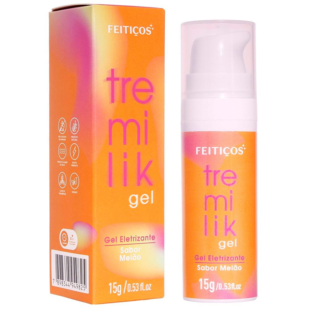 Tremilik Gel Eletrizante Beijável 15g Feitiços