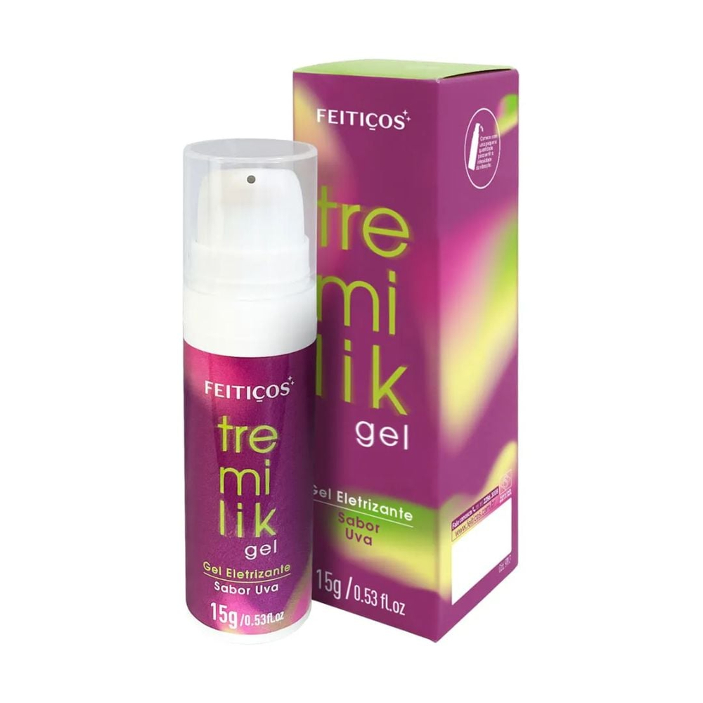 Tremilik Gel Eletrizante Beijável 15g Feitiços