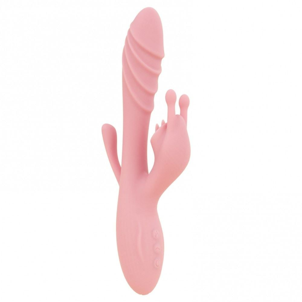 Vibrador Tripla Estimulação 12 Vibrações Com Aquecimento Snail Vibe Toys