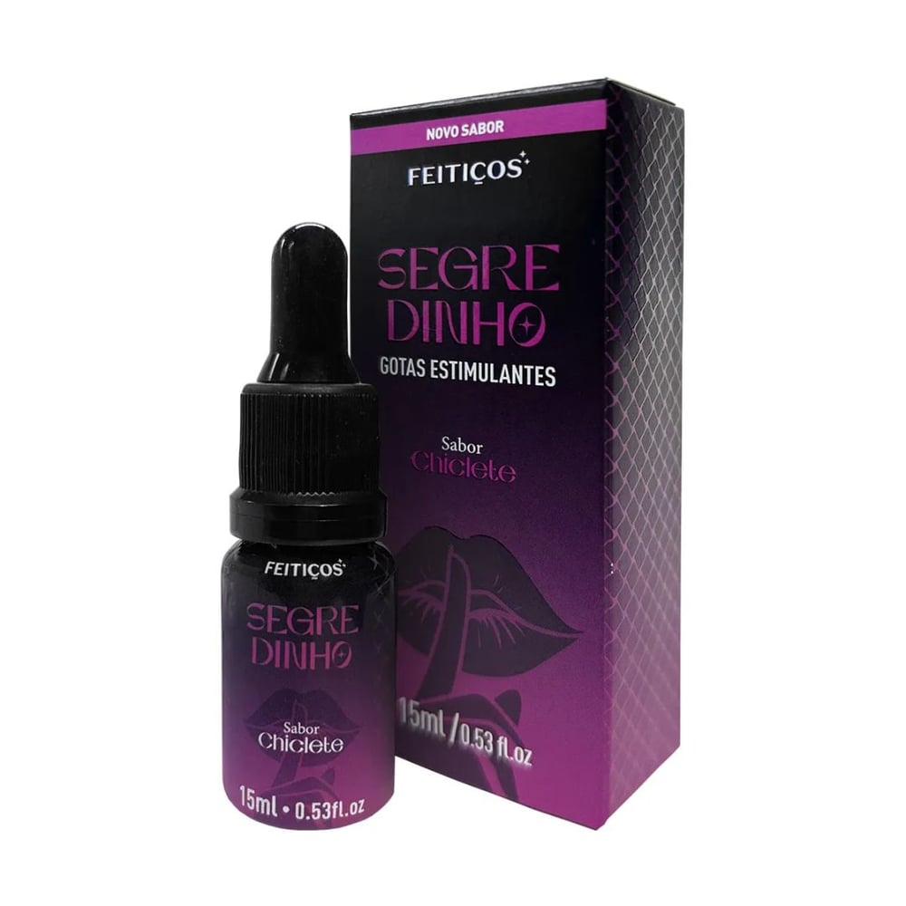 Segredinho Gel Lubrificante íntimo 15ml Feitiços