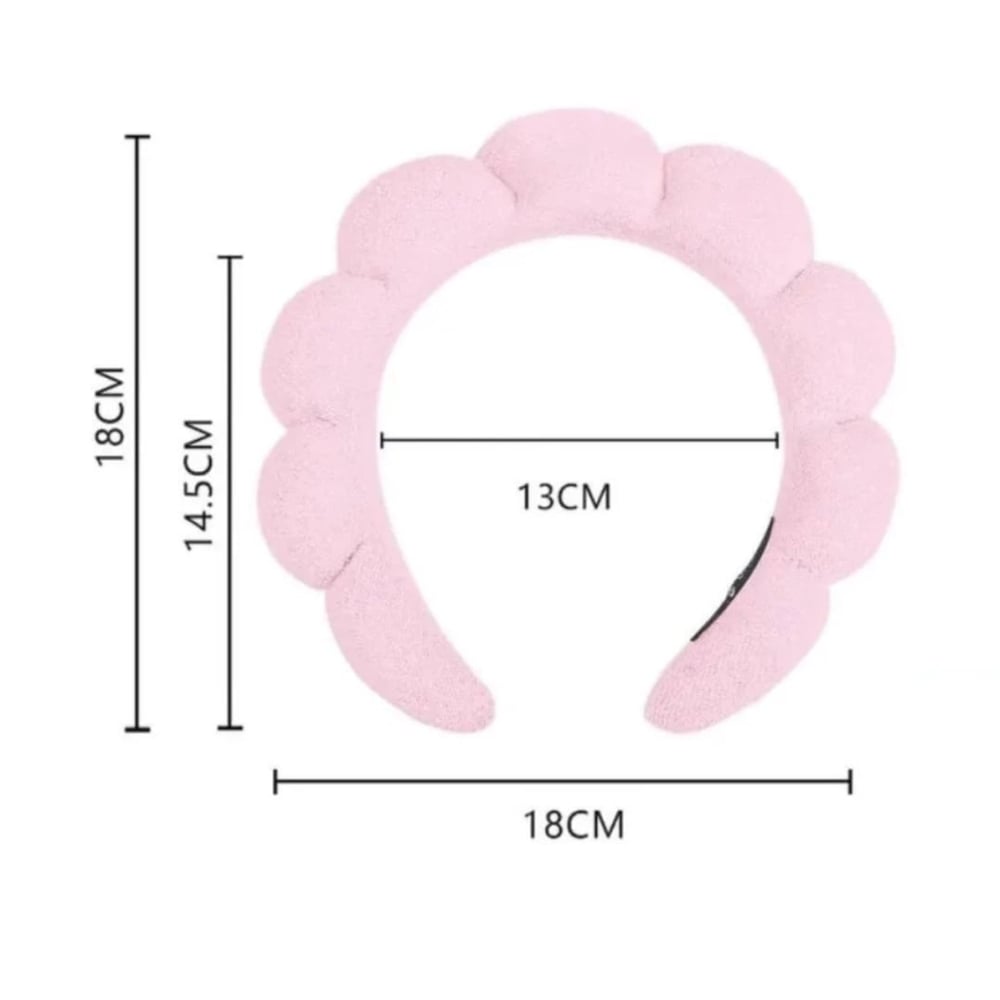 Tiara Nuvem Para Skincare Antideslizante Cores Sortidas Vibe Toys