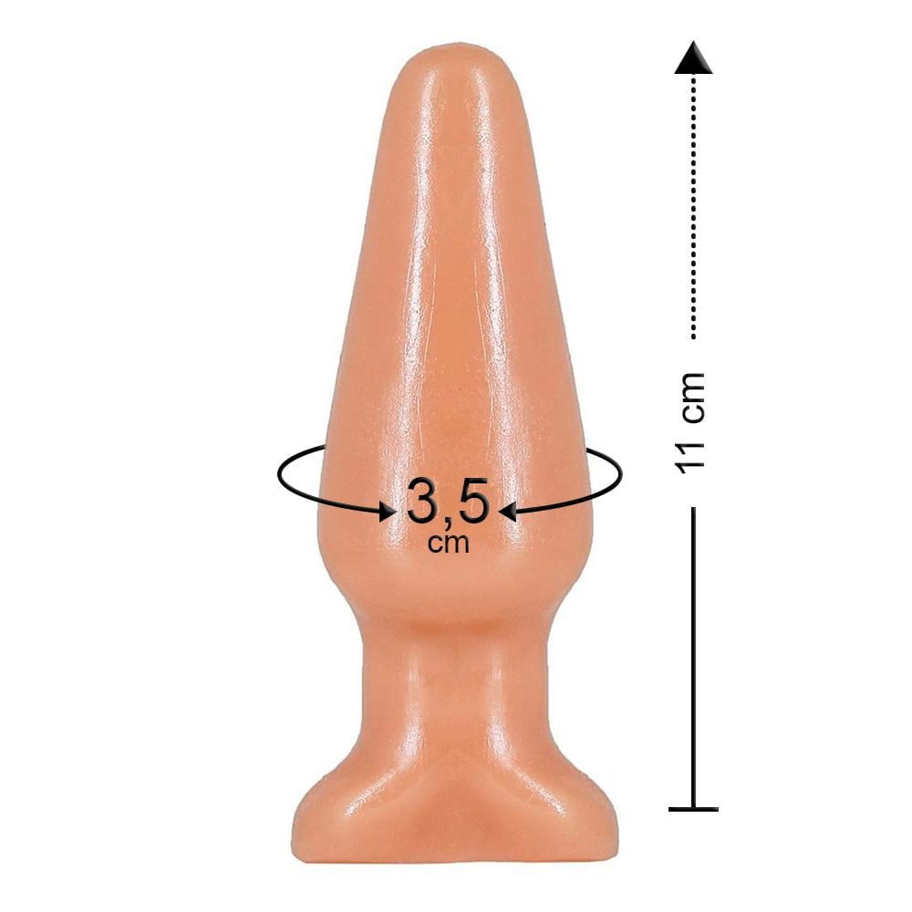 Plug Anal Médio 11 X 3,5cm Prazer & Cia