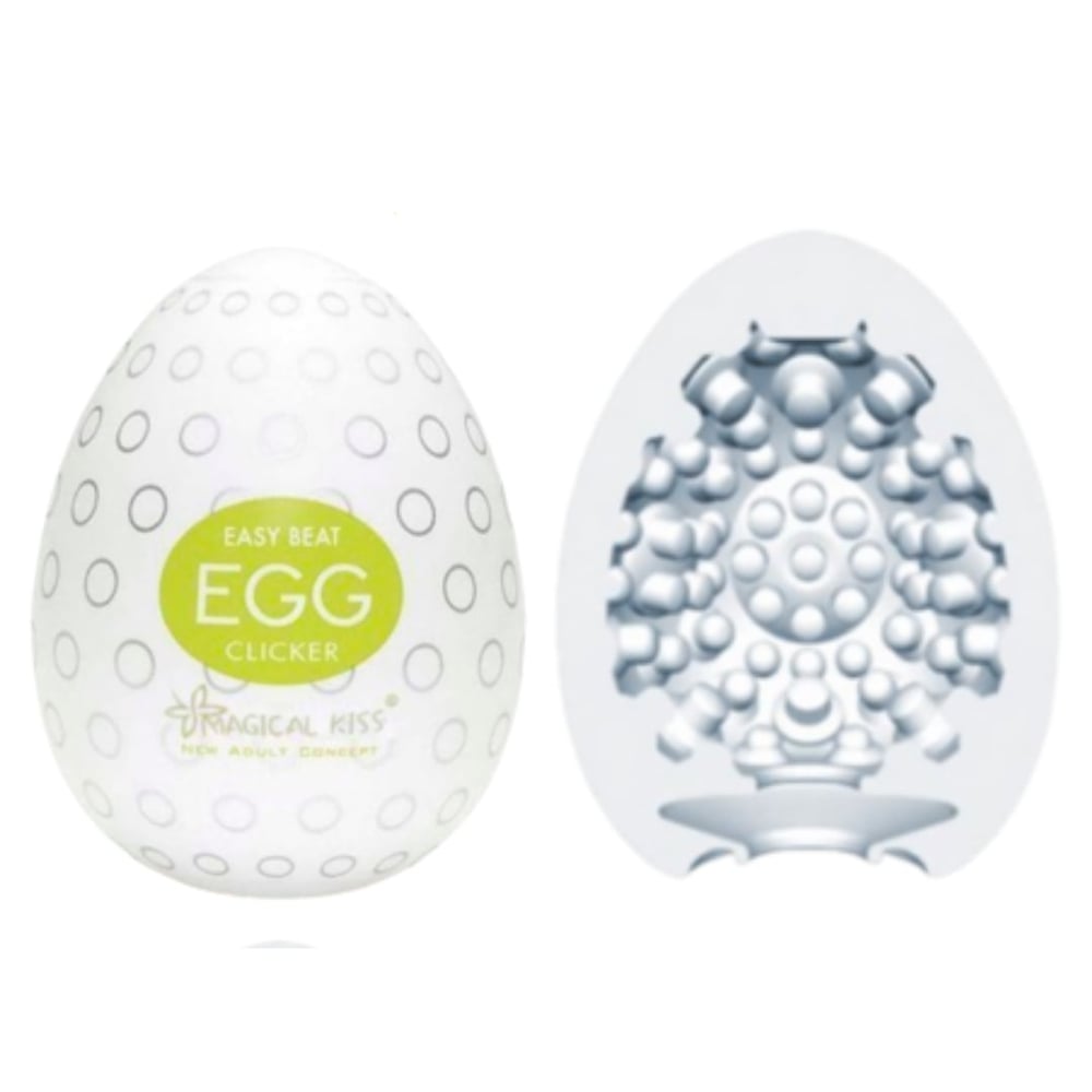 Egg Masturbador Clicker 6 Unidades Magical Kiss By Vibe Toys