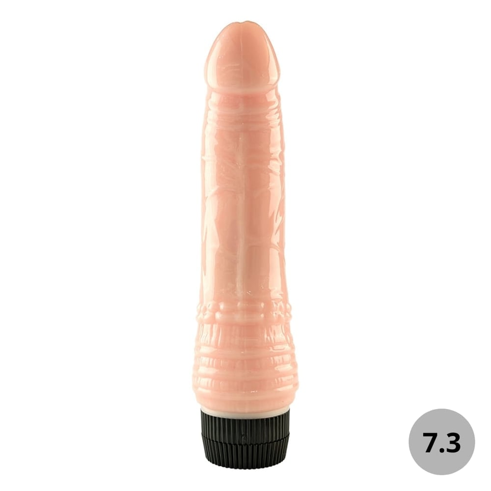 Pênis Realístico Texturizado 19x4,3 Cm Com Vibro Vibe Toys